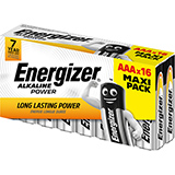 Piles alcalines LR03 AAA Energizer Family pack