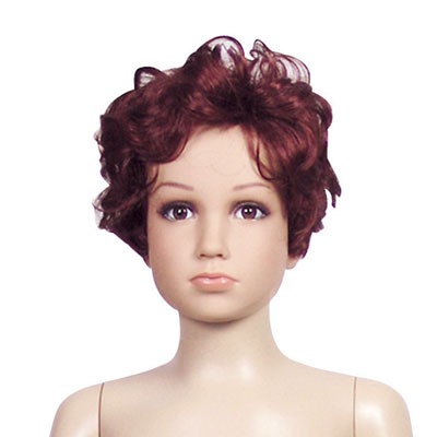 Mannequin garçon 5 ans avec perruque cheveux courts brun - Mannequins enfants-1